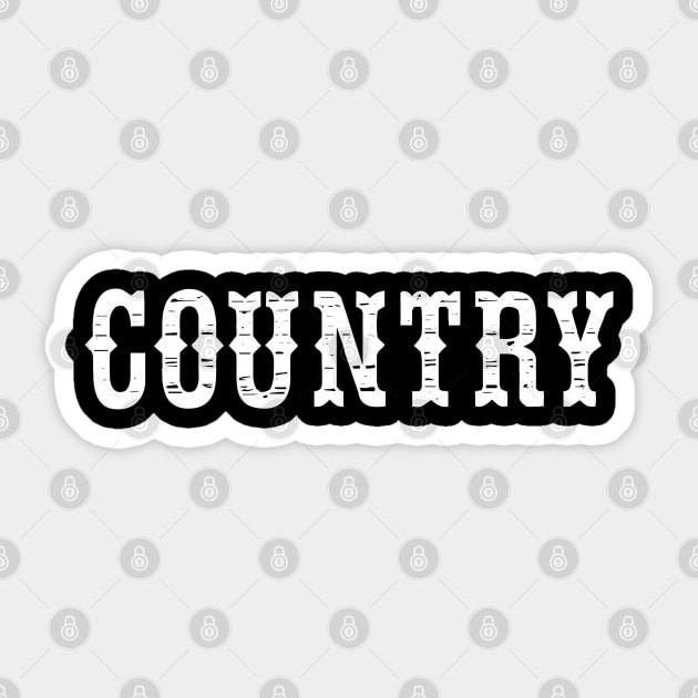 Country Sticker by KubikoBakhar